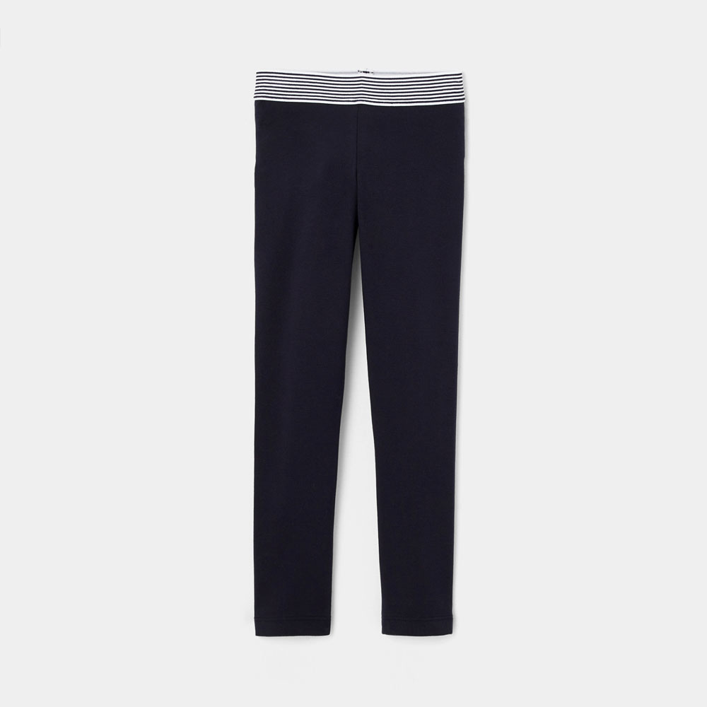 Legging enfant fille en piqué de coton