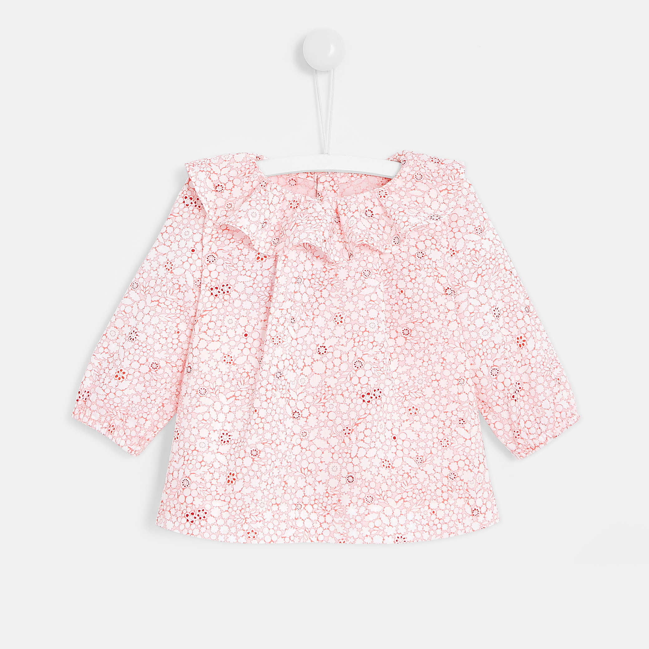 Blouse bébé fille en Liberty