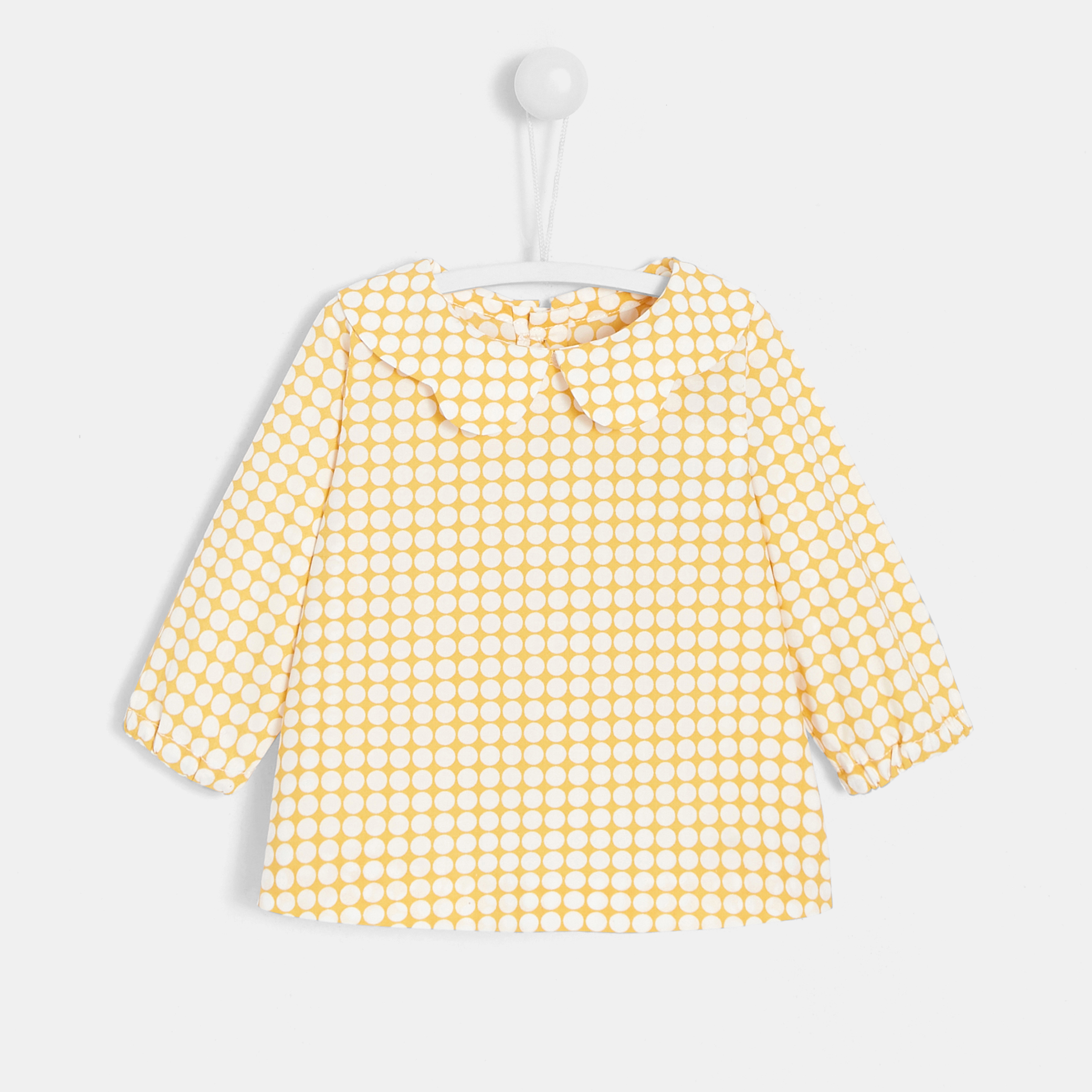 Blouse bébé fille à carreaux