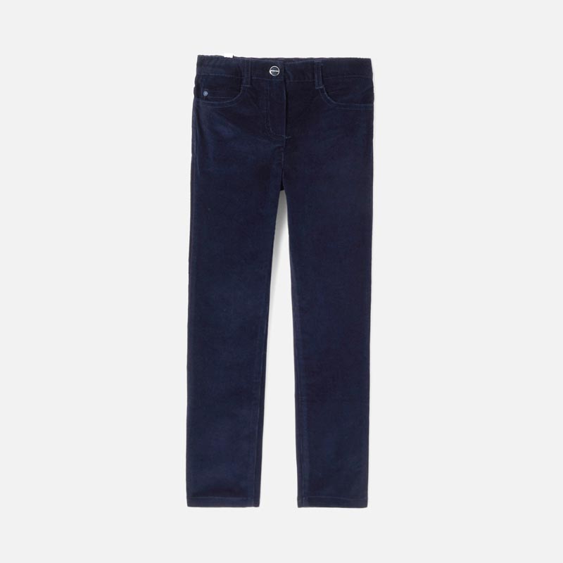 Pantalon slim en velours enfant fille