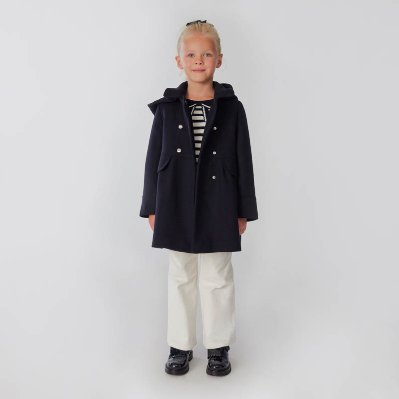 Manteau enfant fille en laine