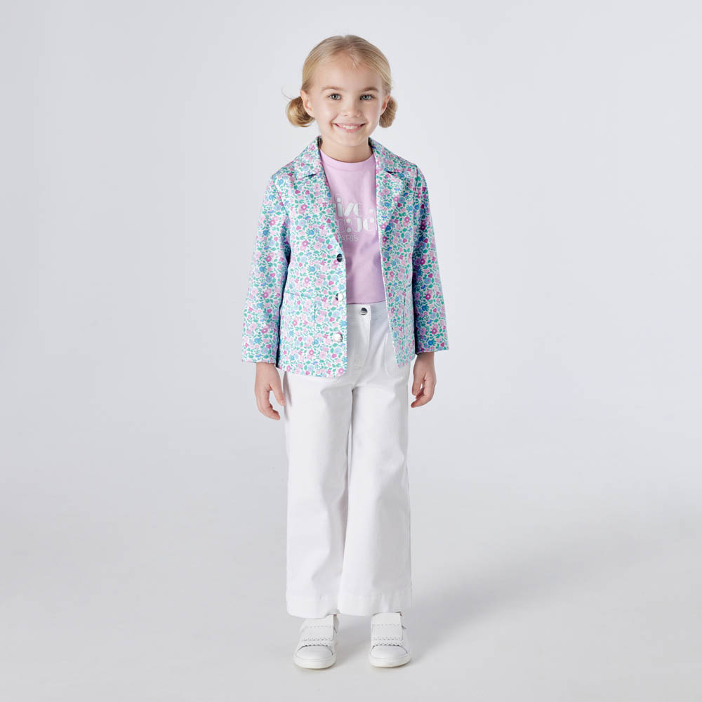 Veste en tissu Liberty enfant fille