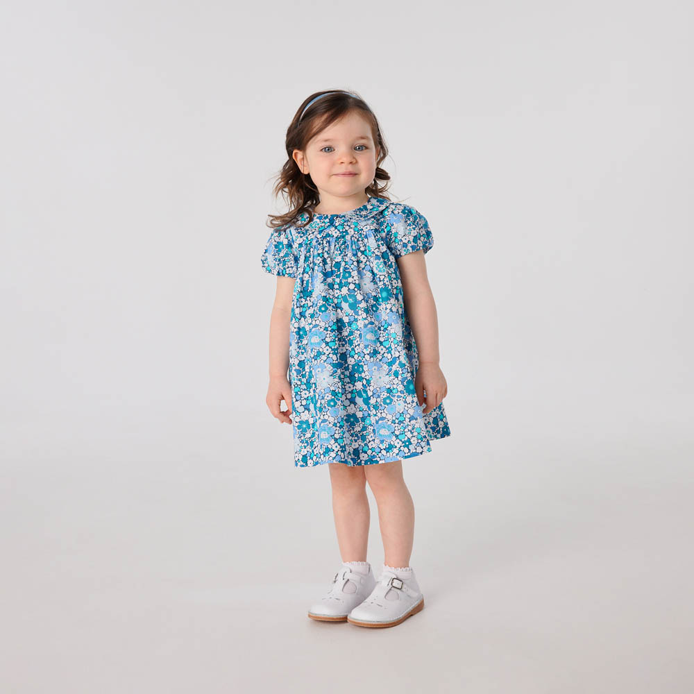 Robe bébé fille en tissu Liberty