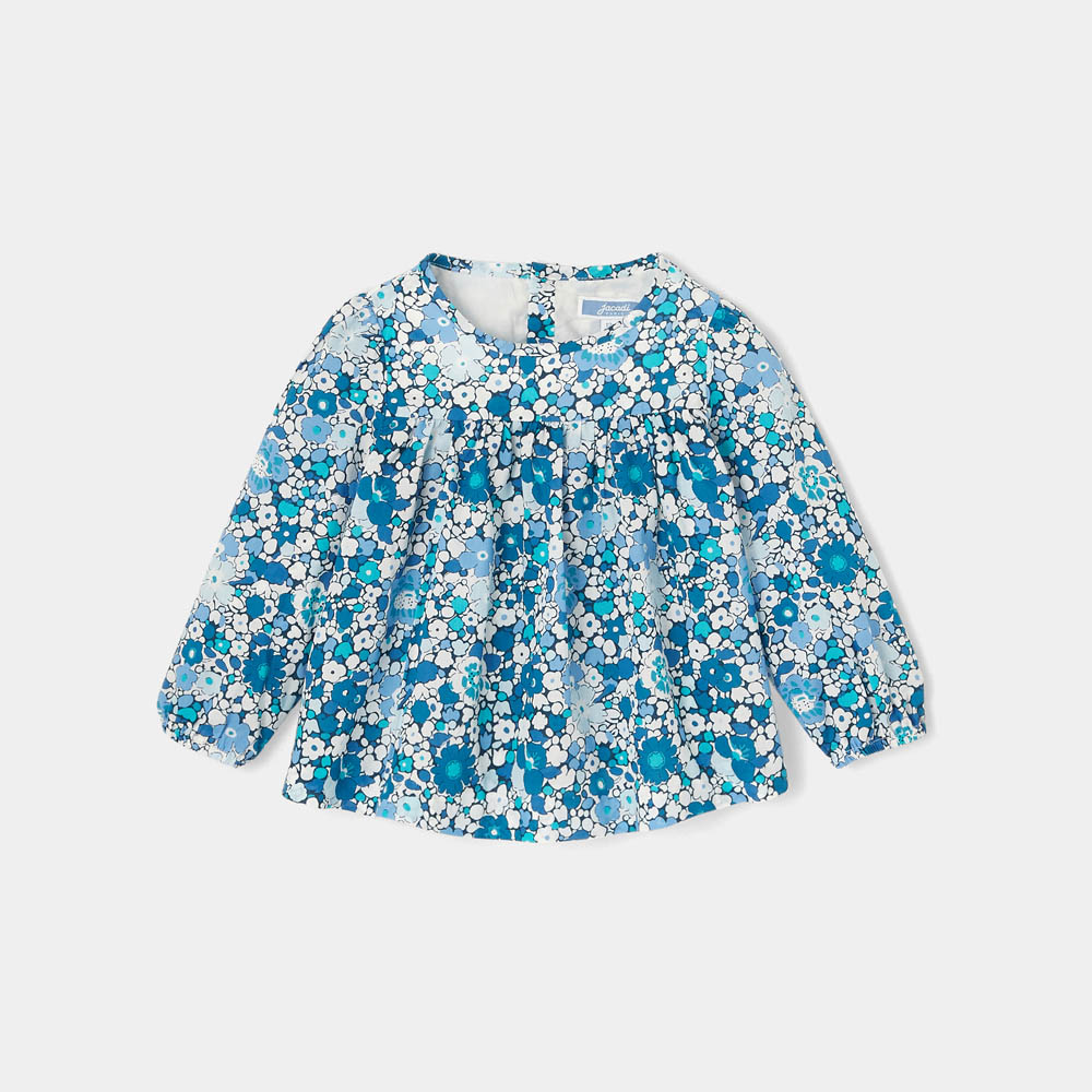 Blouse bébé fille en tissu Liberty