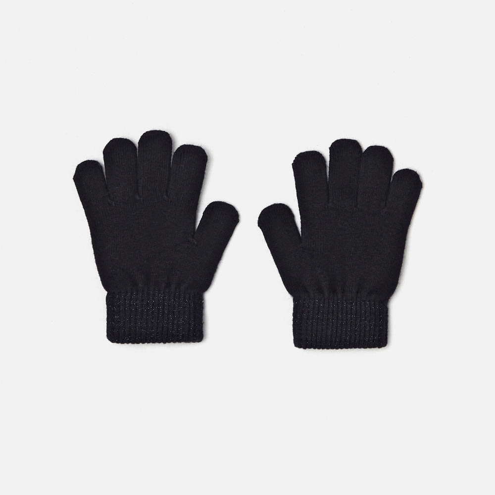 Gants enfant fille détails de Lurex