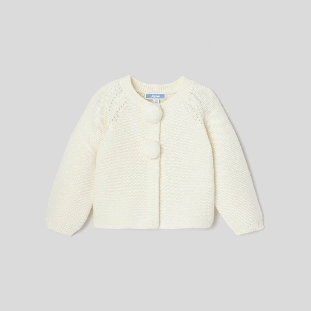 Gilet bébé fille en laine