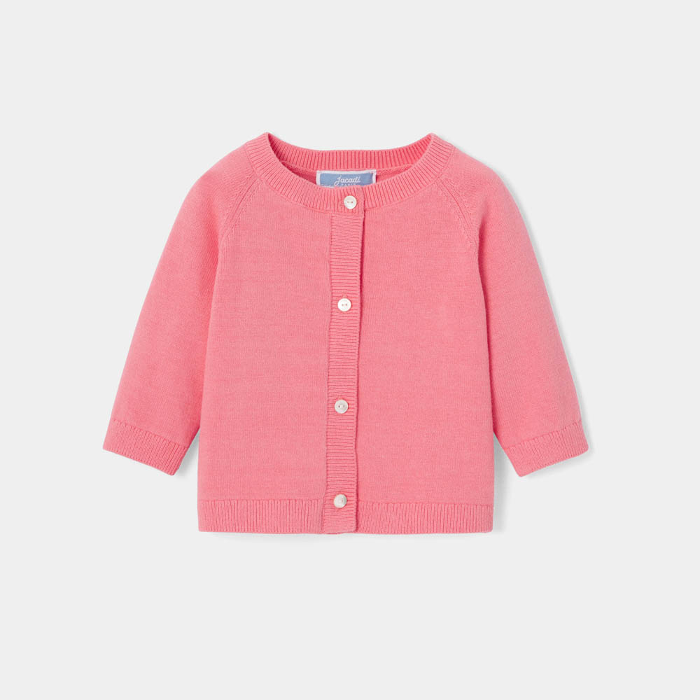 Cardigan bébé fille en jersey