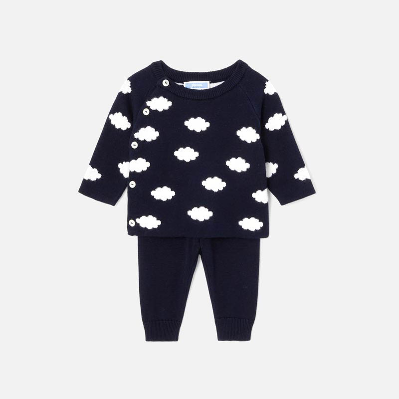 Ensemble bébé en tricot jersey