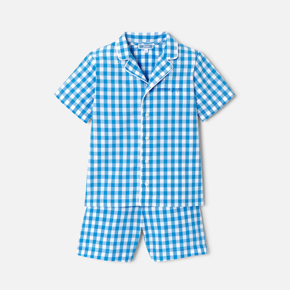 Pyjashort enfant garçon en vichy