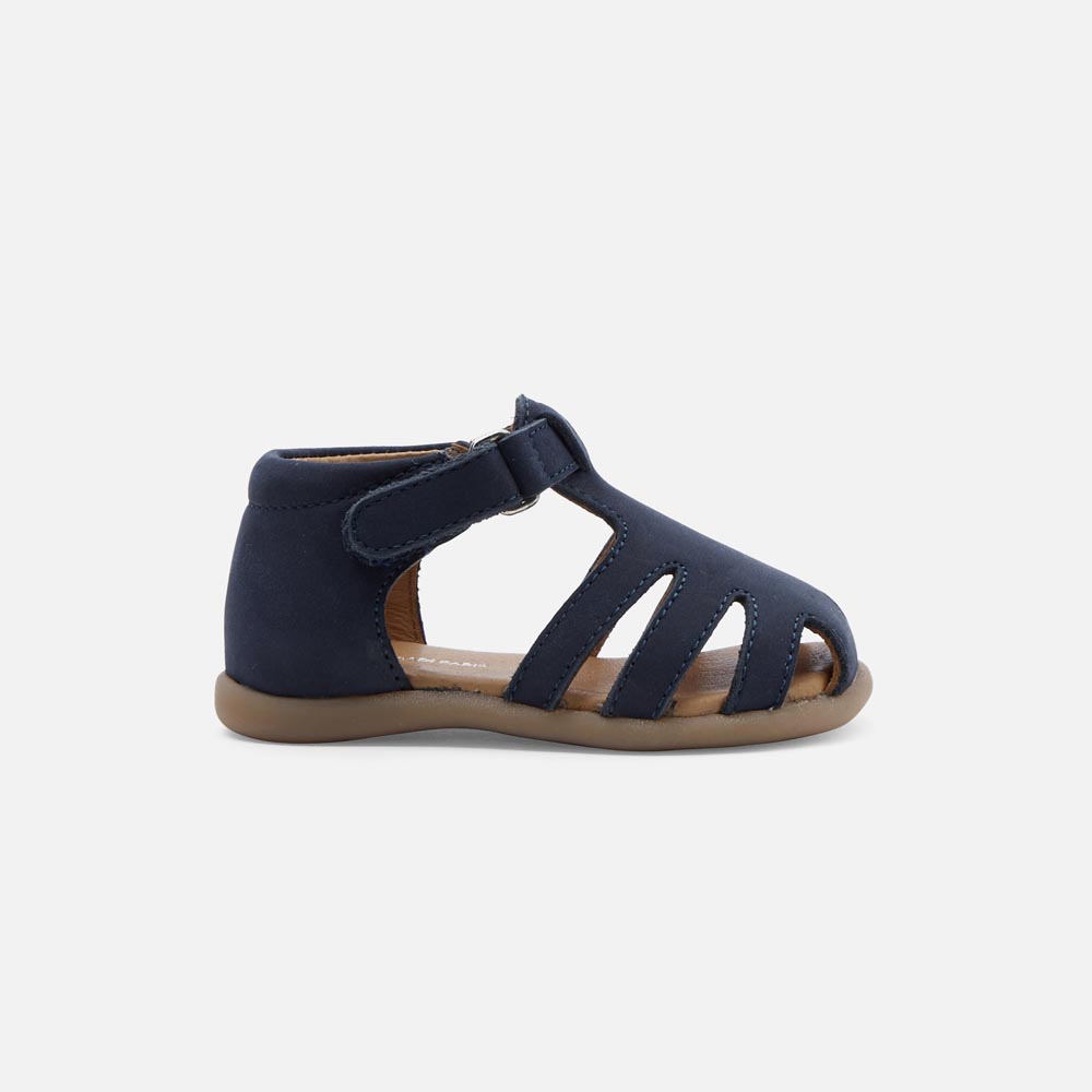 Sandales bébé garçon en nubuck