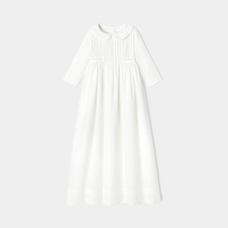 Robe longue de cérémonie bébé fille