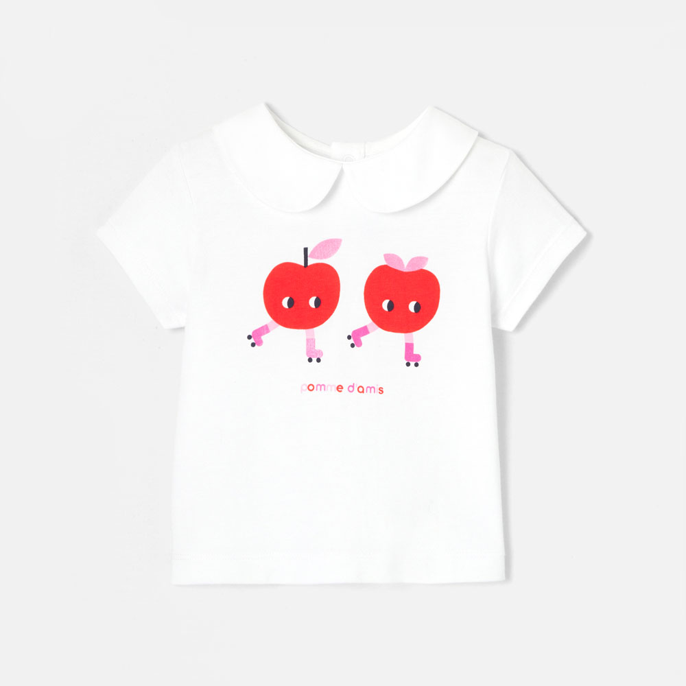 T-shirt bébé fille manches courtes