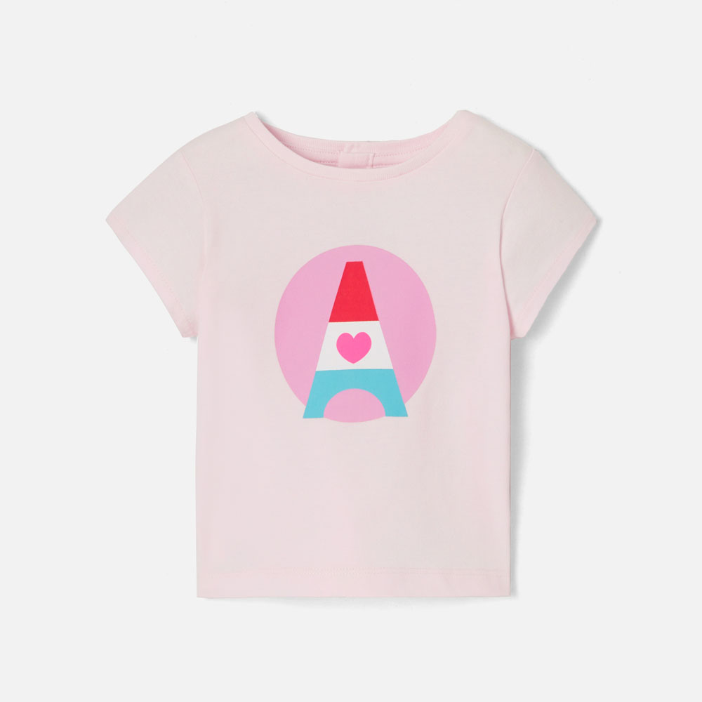 T-shirt bébé fille manches courtes