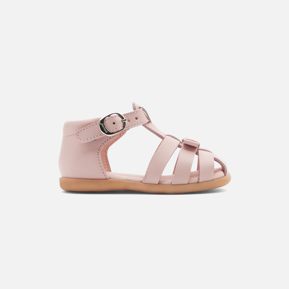 Sandales bébé fille en cuir