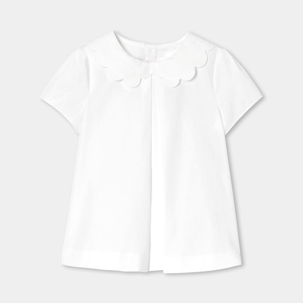 Blouse enfant fille en popeline