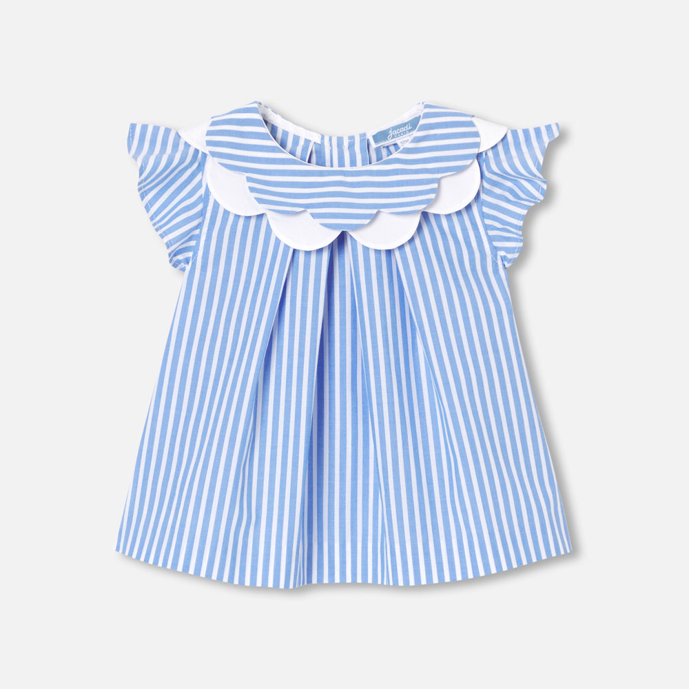 Blouse bébé fille en popeline