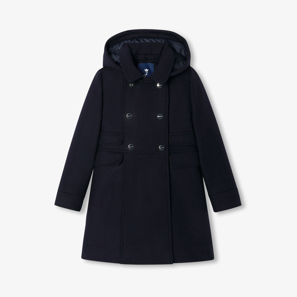 Manteau enfant fille en laine