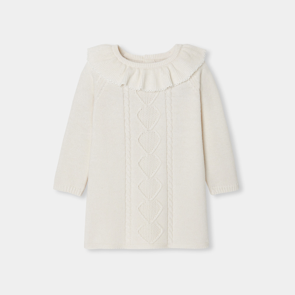 Robe bébé fille en tricot