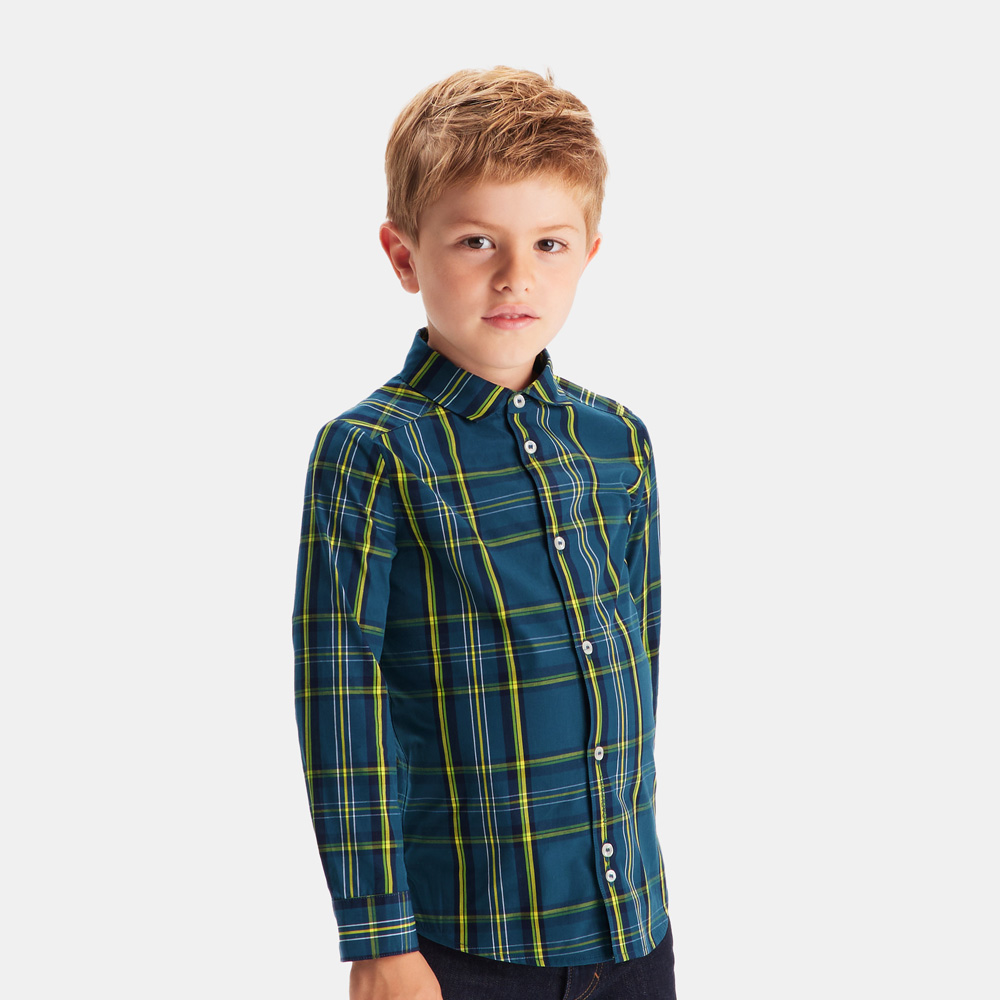 Chemise enfant garçon à carreaux