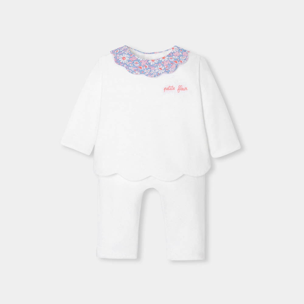 Ensemble bébé fille en double jersey