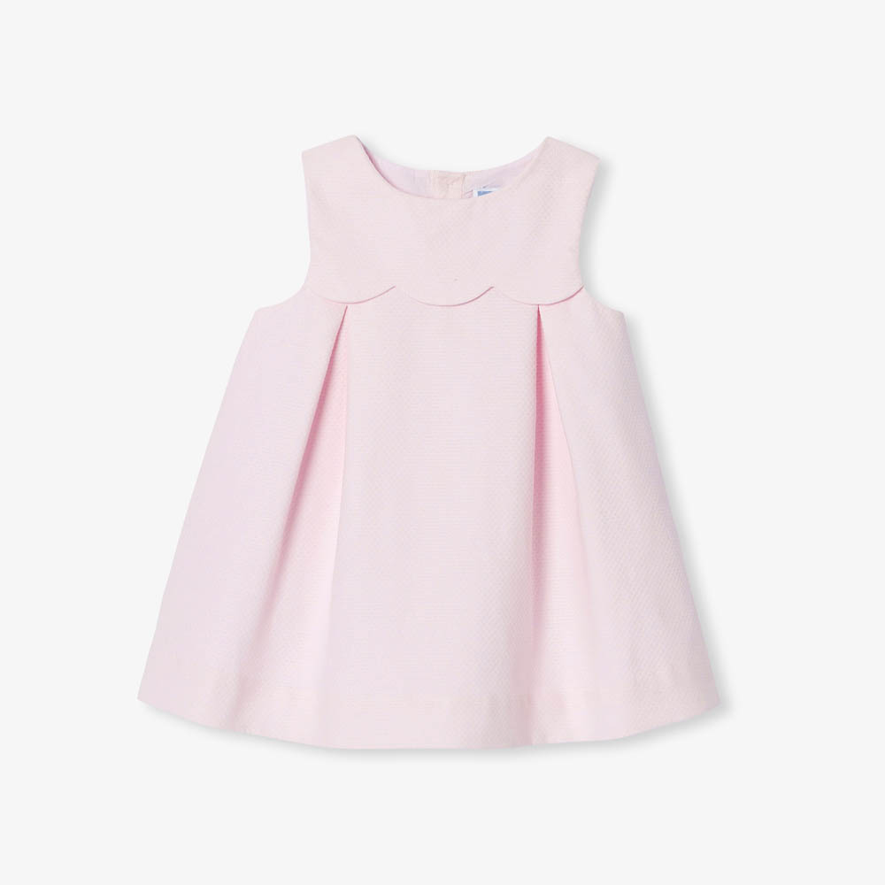 Robe bébé fille en piqué de coton