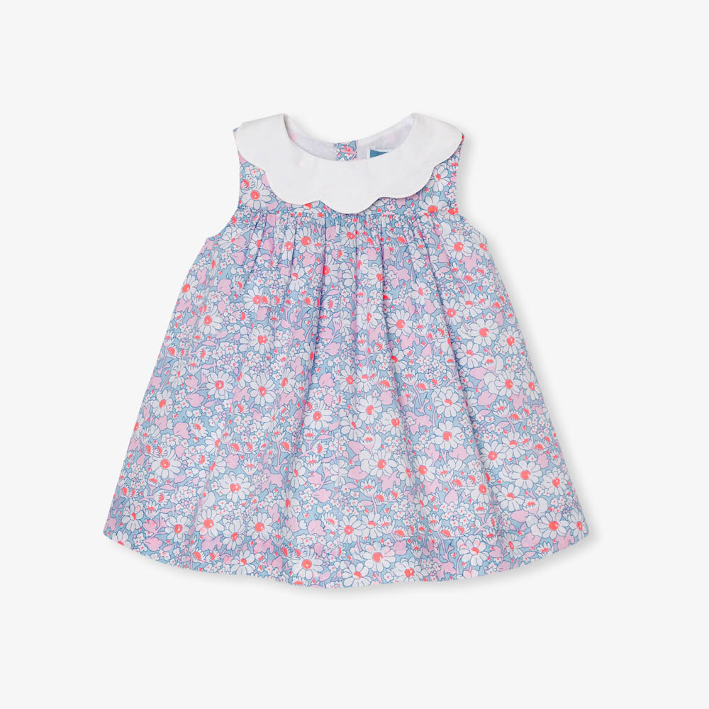 Robe bébé fille en tissu Liberty