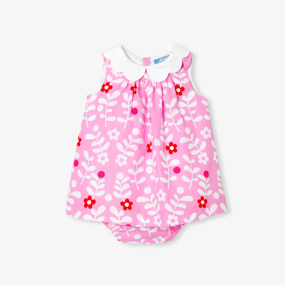 Robe bébé fille imprimé floral