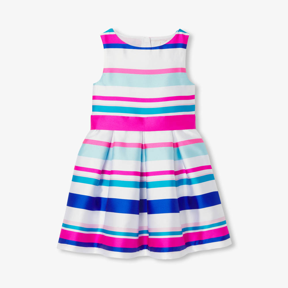 Robe enfant fille en satin