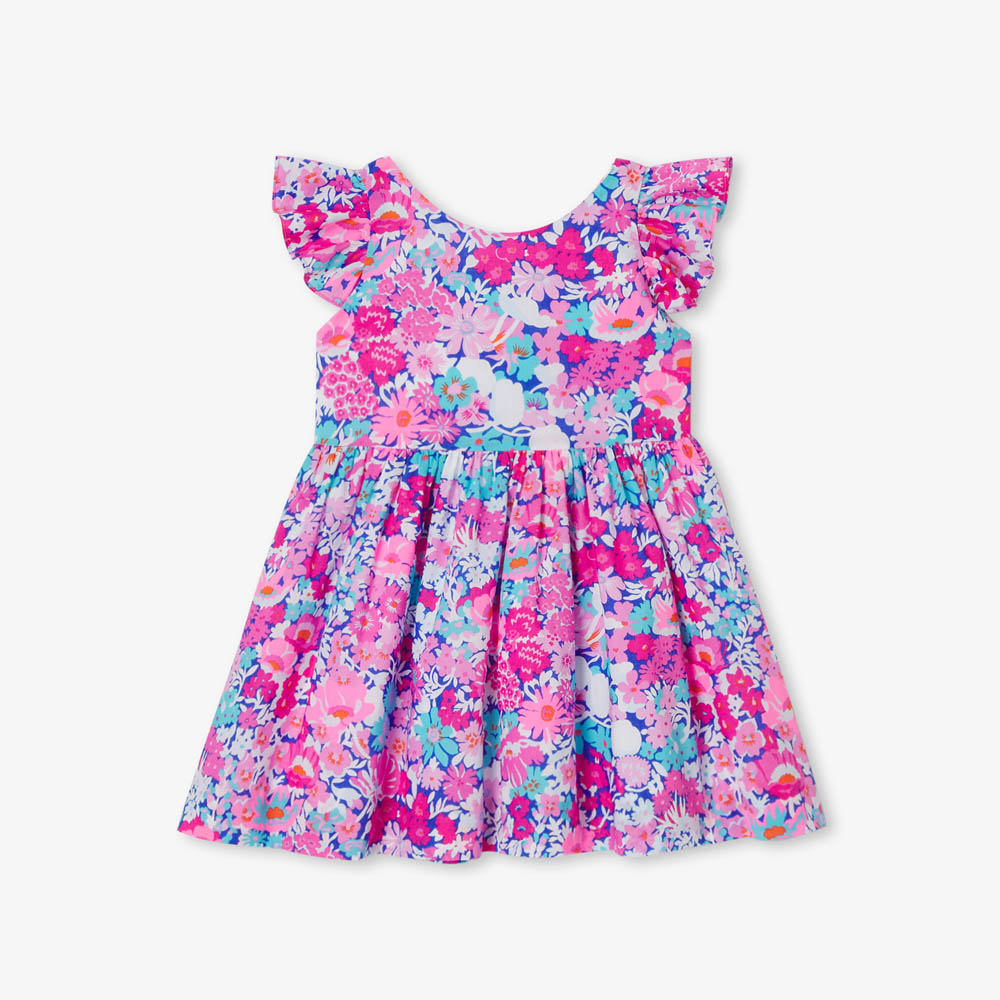 Robe bébé fille en tissu Liberty