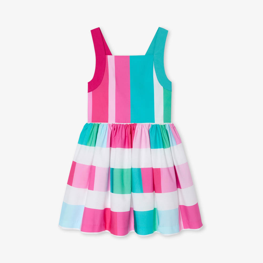 Robe enfant fille dos croisé