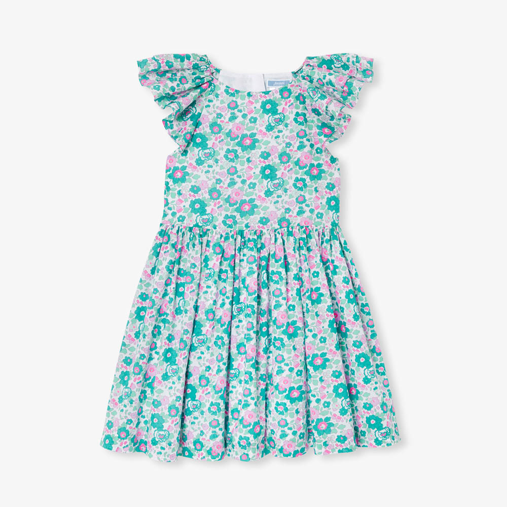 Robe enfant fille en tissu Liberty