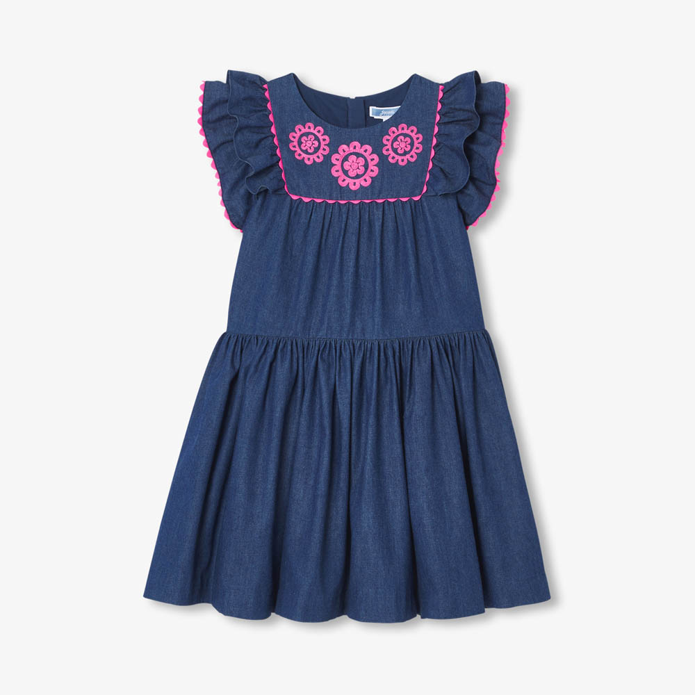 Robe en jean léger enfant fille