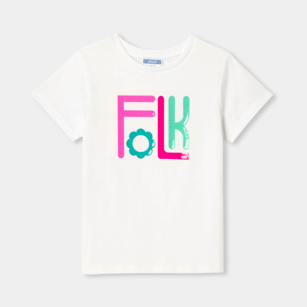 T-shirt enfant fille en coton