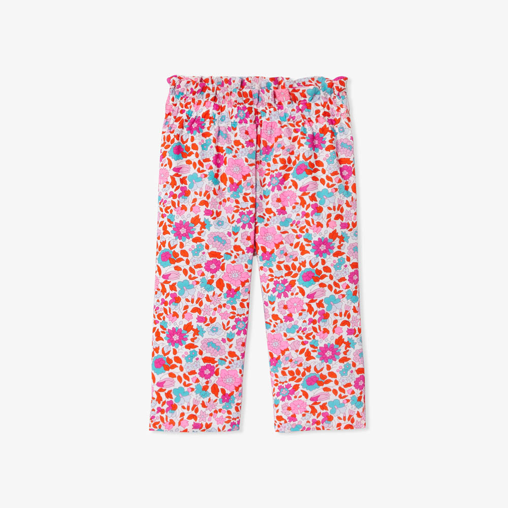 Pantalon bébé fille en tissu Liberty