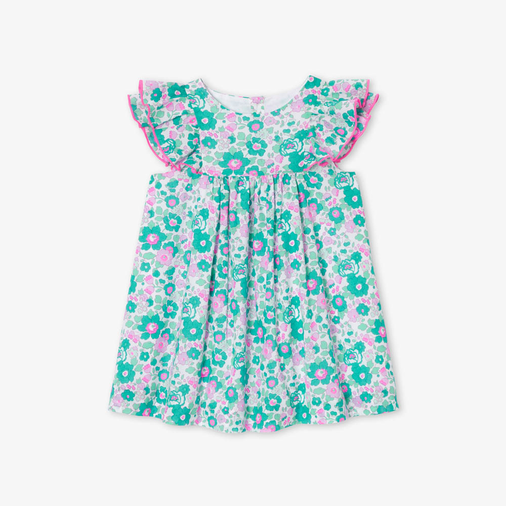 Robe bébé fille en tissu Liberty