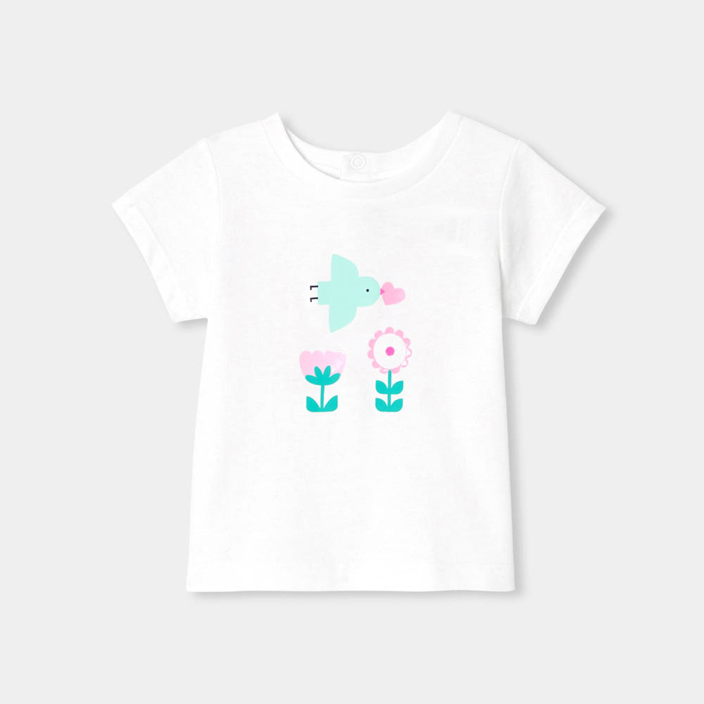 T-shirt bébé fille manches courtes