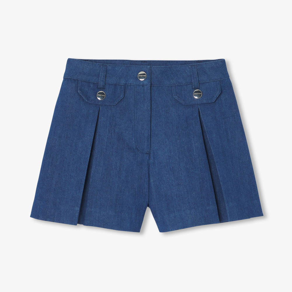 Jupe-culotte enfant fille en jean