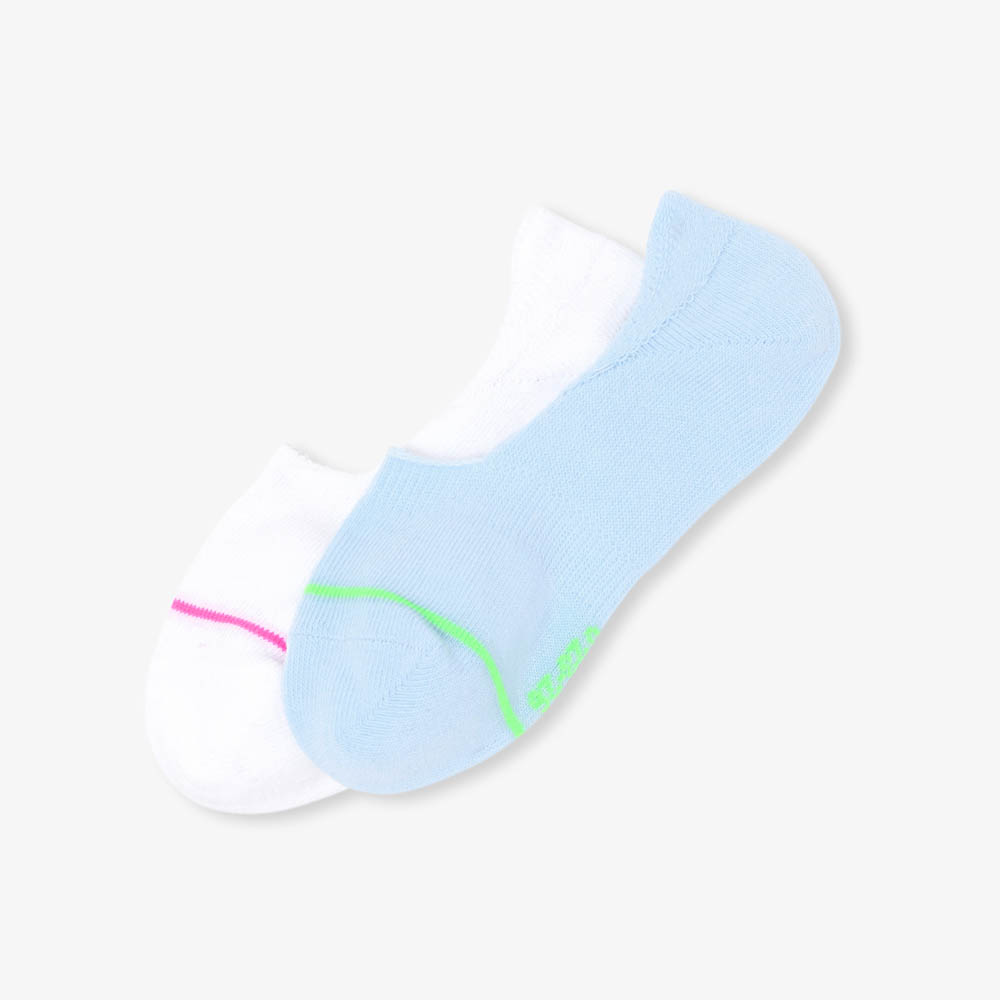 Duo de chaussettes invisibles enfant fille