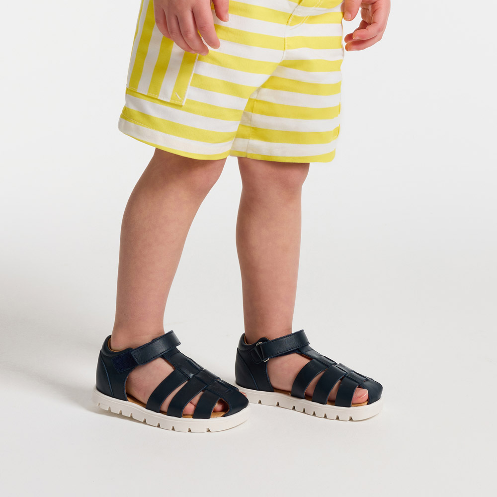 Sandales bébé garçon en cuir