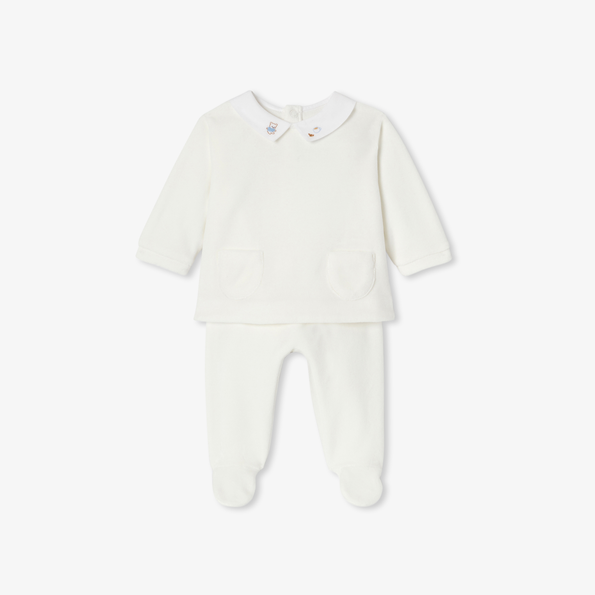 Ensemble confort bébé en velours Ensemble confort bébé en velours