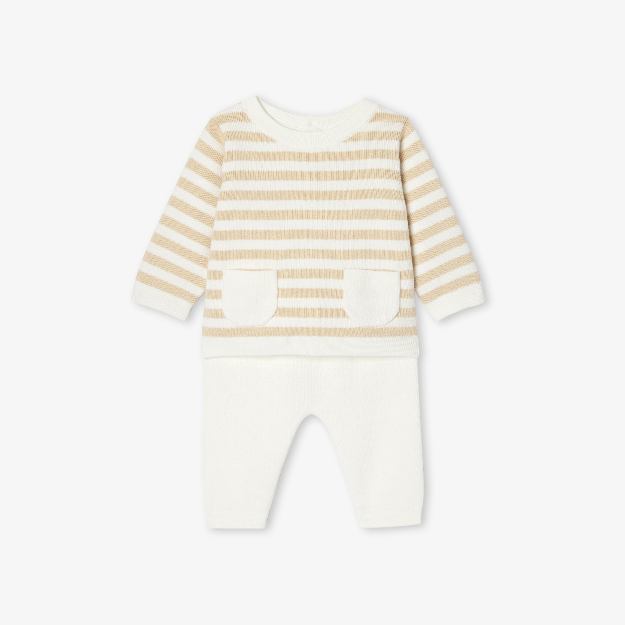 Ensemble confort bébé en tricot Ensemble confort bébé en tricot