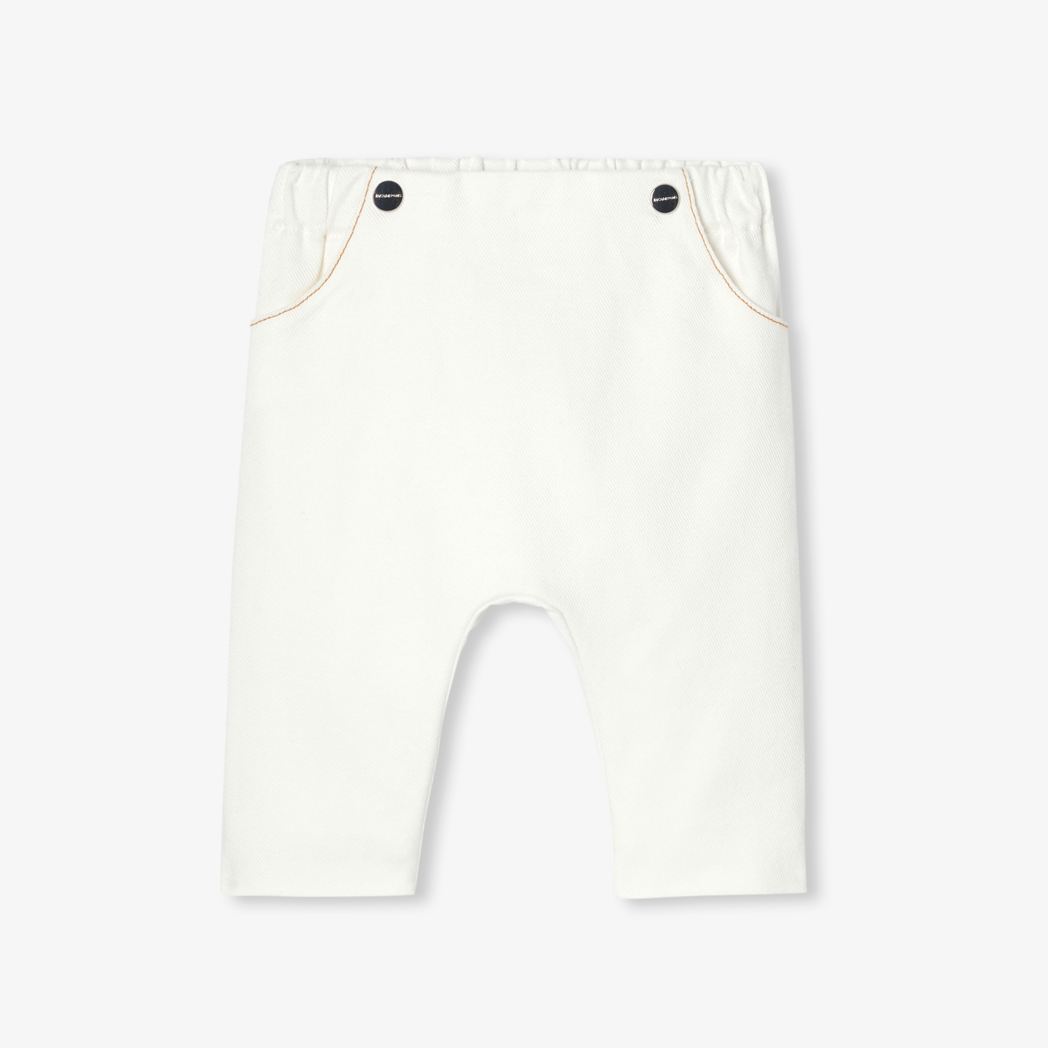 Pantalon bébé en denim souple Pantalon bébé en denim souple