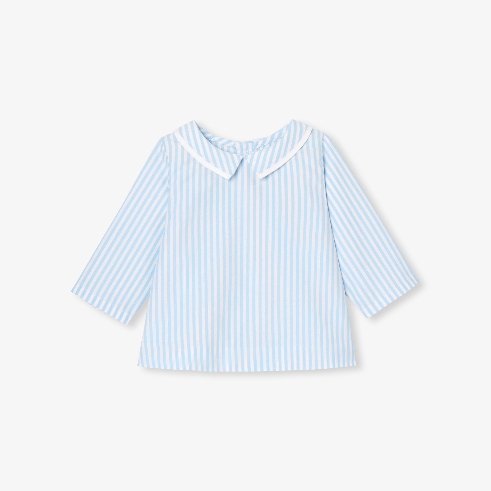 Chemise bébé garçon en popeline de coton Chemise bébé garçon en popeline de coton