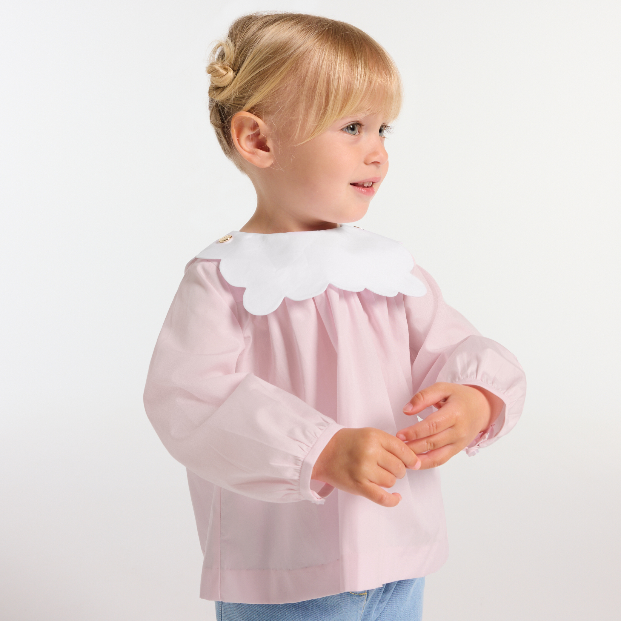 Blouse bébé fille en popeline Blouse bébé fille en popeline