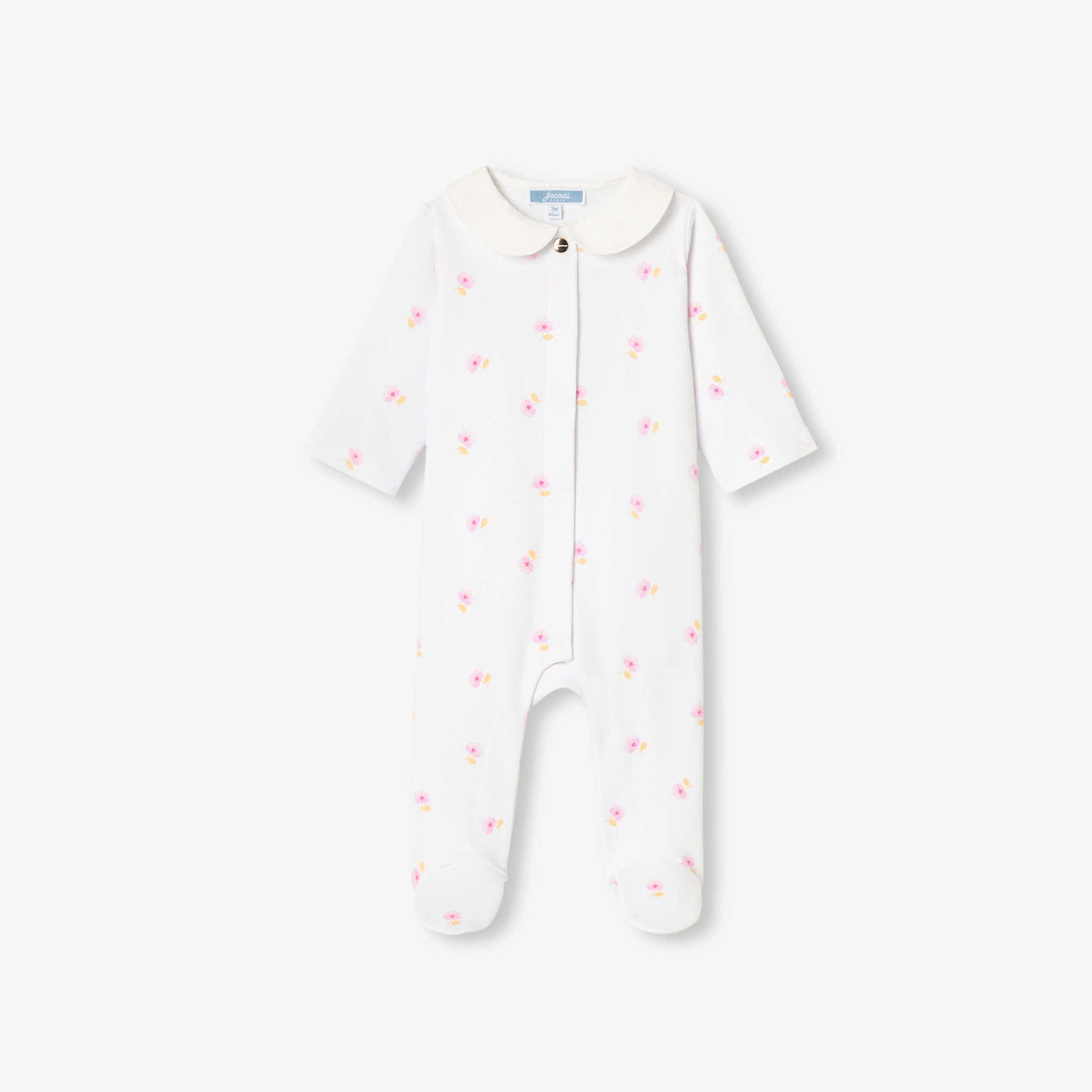 Pyjama bébé fille en coton interlock Pyjama bébé fille en coton interlock