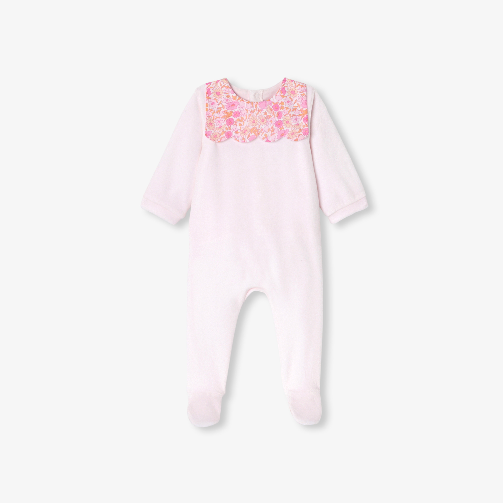 Pyjama bébé fille en velours Pyjama bébé fille en velours