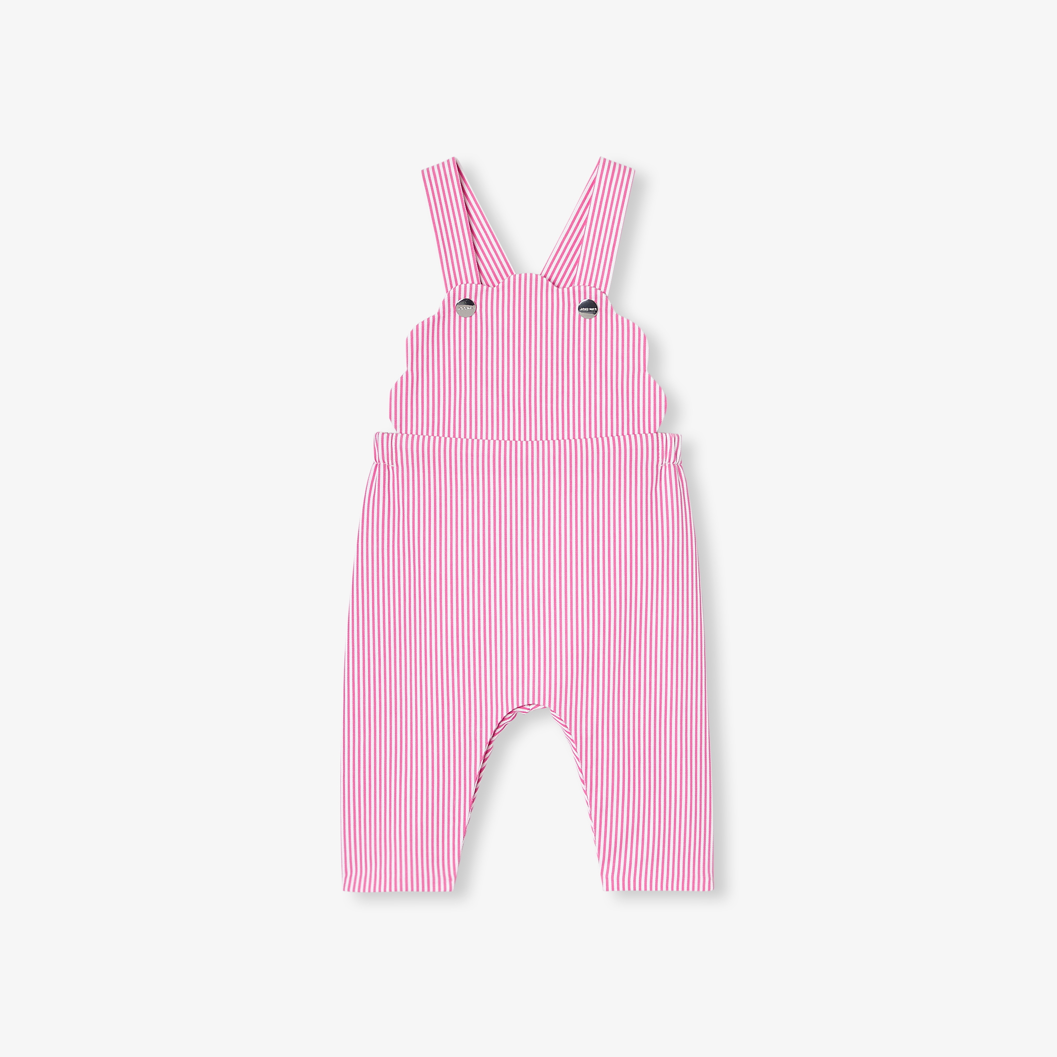 Salopette bébé fille en twill rayé Salopette bébé fille en twill rayé