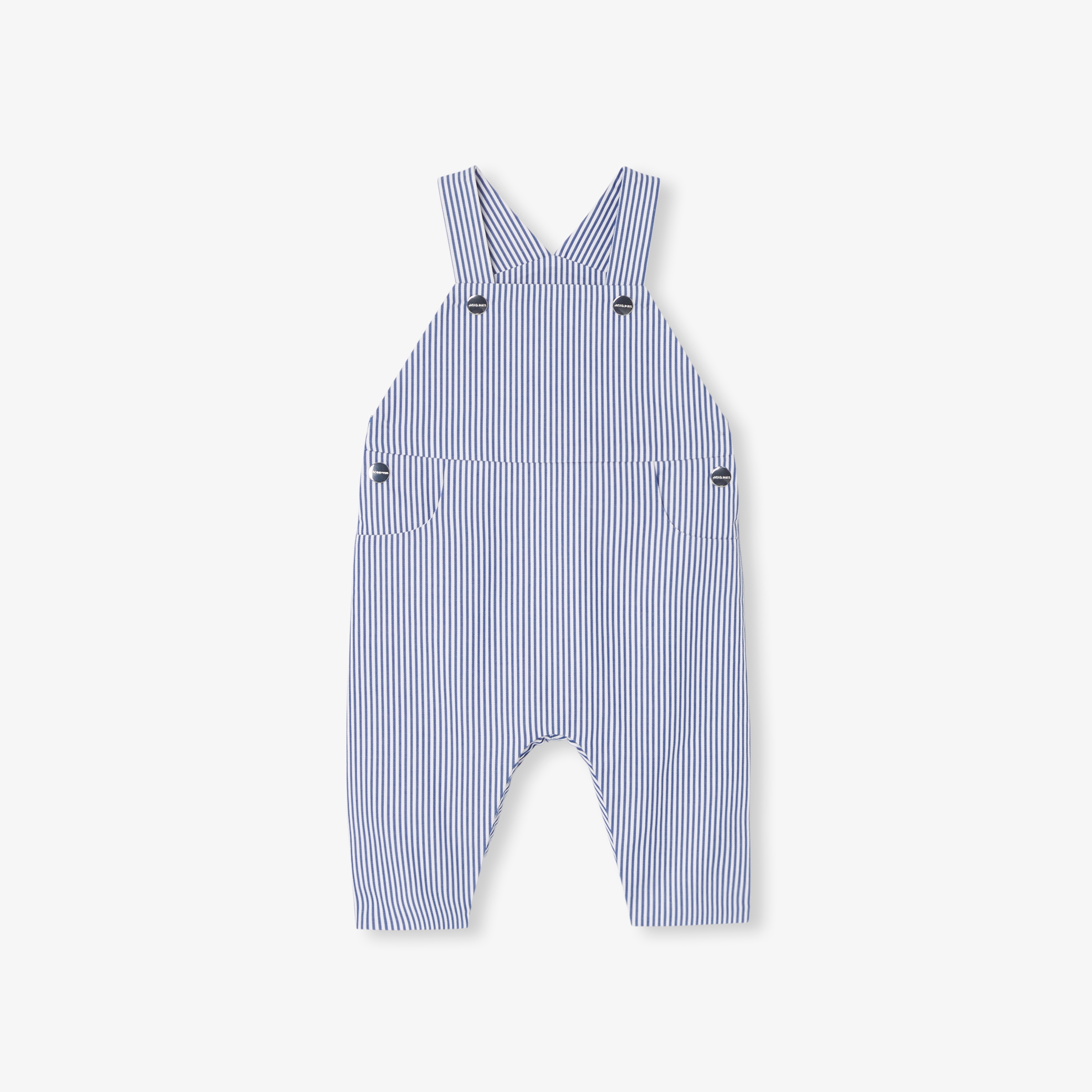 Salopette bébé garçon en twill rayé Salopette bébé garçon en twill rayé
