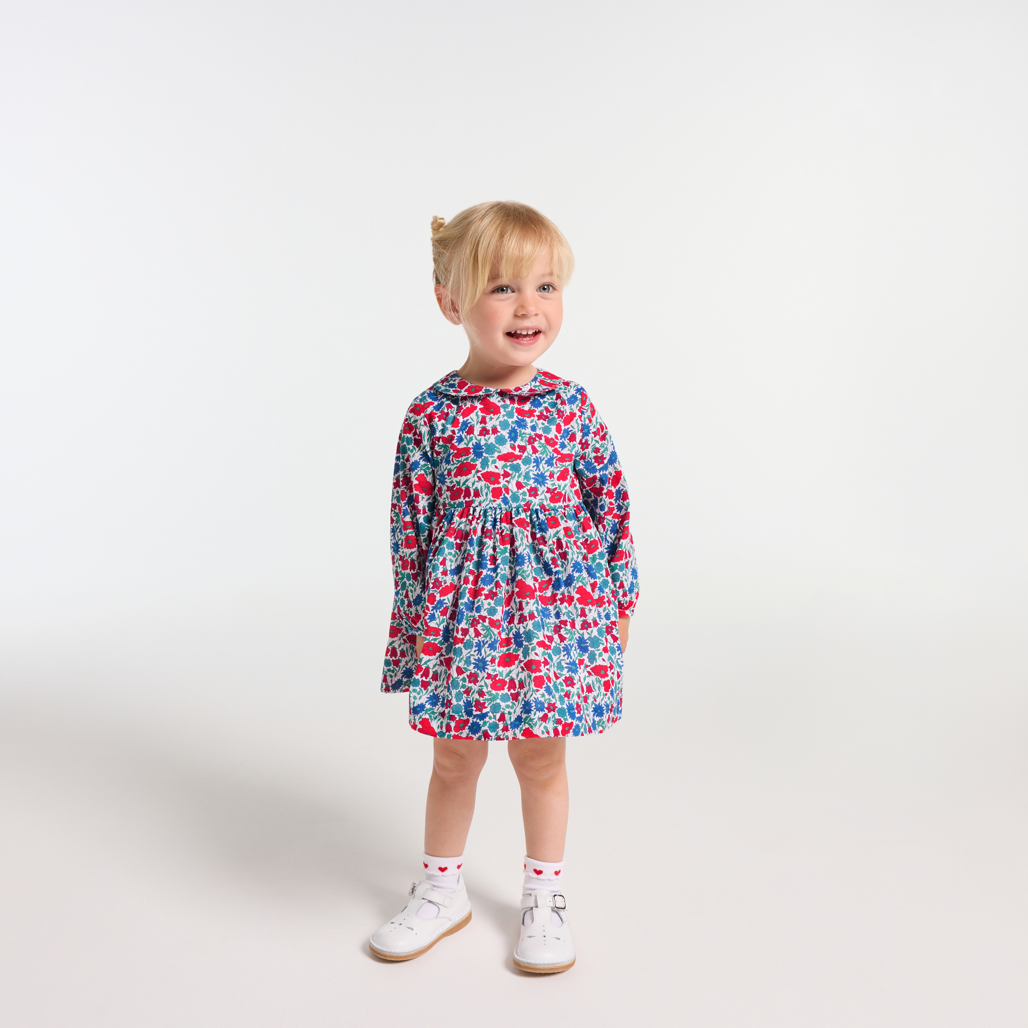 Robe bébé fille en tissu Liberty Robe bébé fille en tissu Liberty