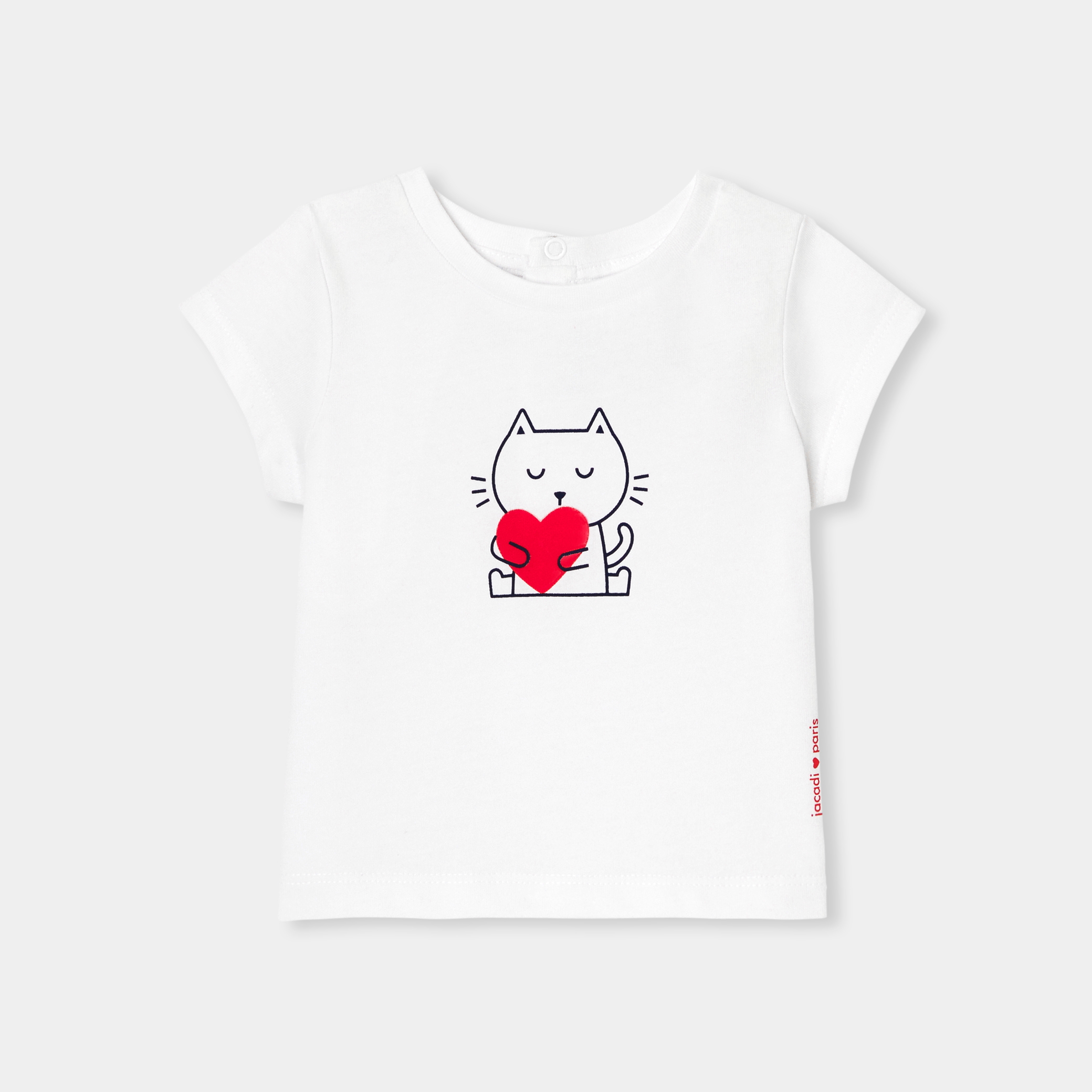 T-shirt bébé fille en coton T-shirt bébé fille en coton